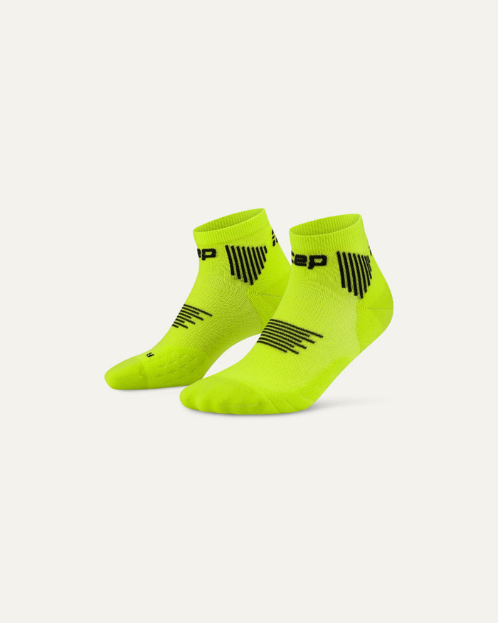 CEP Men's Run Socks Low Cut 5.0 - Lime/Black