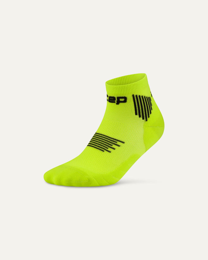 CEP Men's Run Socks Low Cut 5.0 - Lime/Black