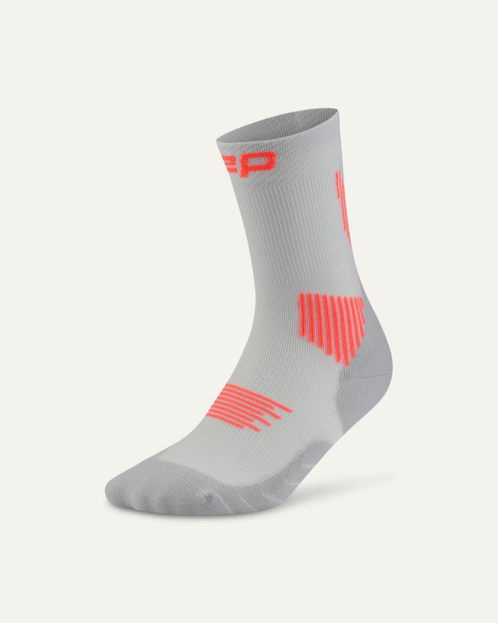 CEP Men's Run Socks Mid-Cut 5.0 - Grey