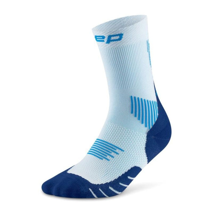 CEP Men's Run Socks Mid-Cut 5.0 - Ice/Blue