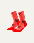 CEP Men's Run Socks Mid-Cut 5.0 - Neon Coral