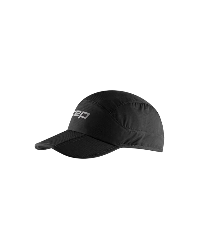 CEP Unisex's Run Foldable Cap - Black