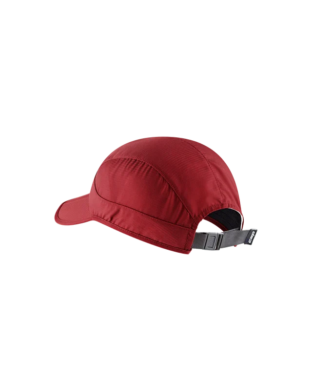 CEP Unisex's Run Foldable Cap - Burgundy