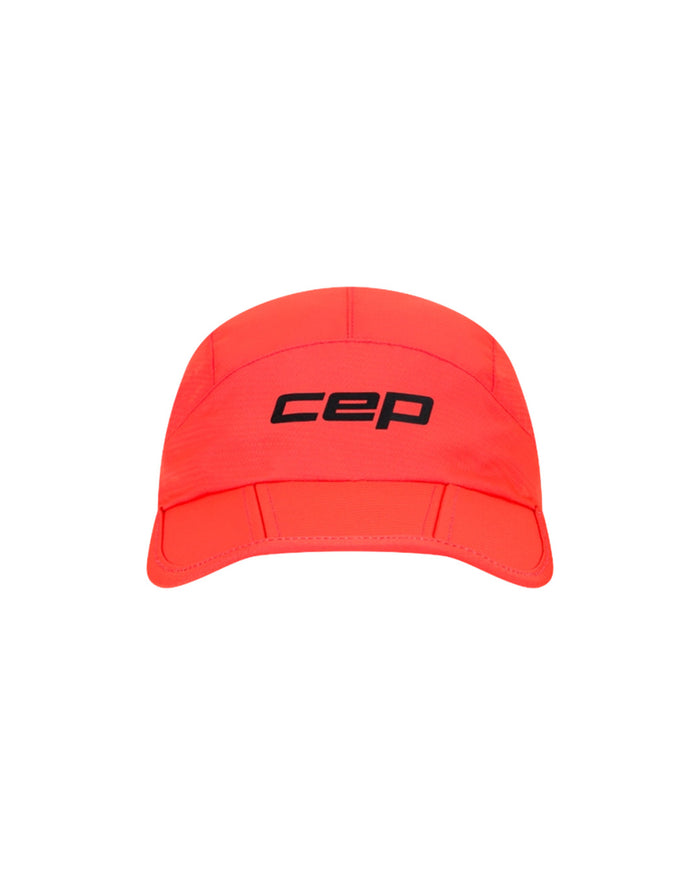 CEP Unisex's Run Foldable Cap - Neon Coral