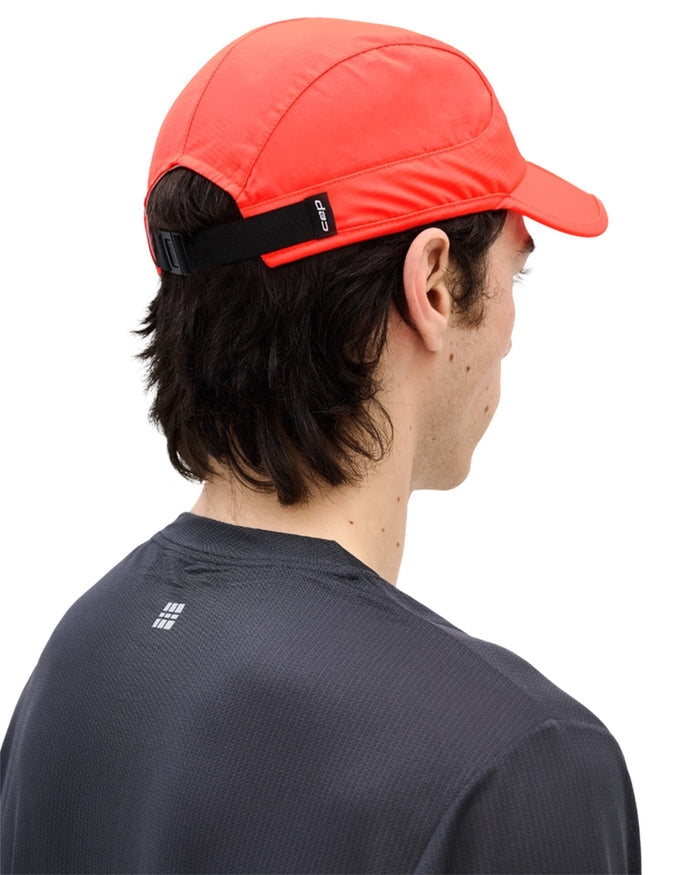 CEP Unisex's Run Foldable Cap - Neon Coral