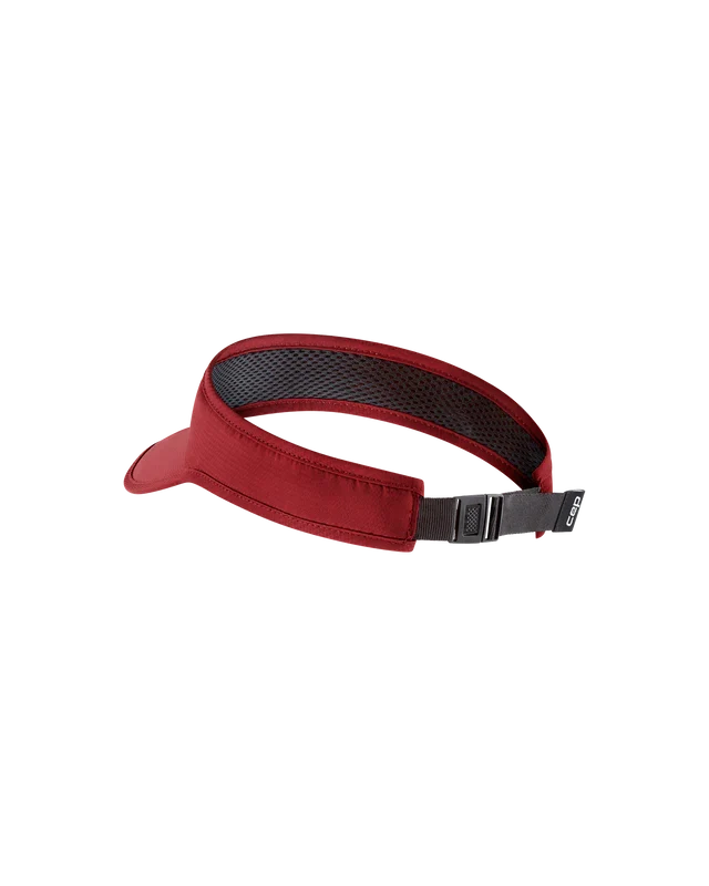 CEP Unisex's Run Foldable Visor - Burgundy