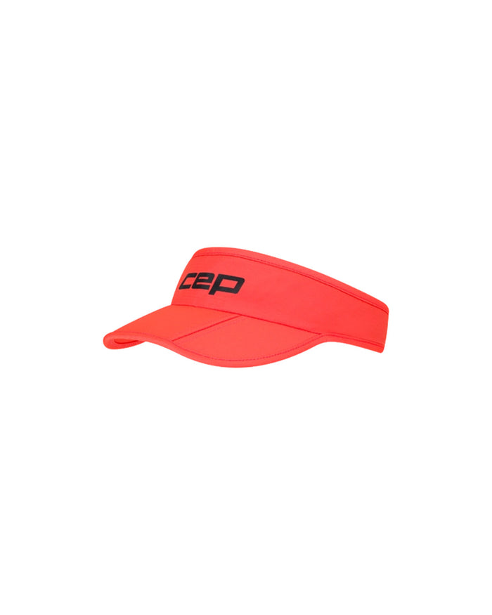 CEP Unisex's Run Foldable Visor - Neon Coral