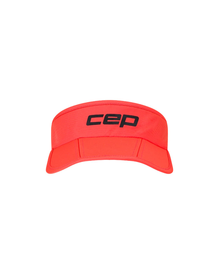 CEP Unisex's Run Foldable Visor - Neon Coral