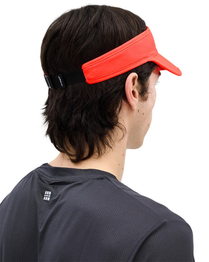 CEP Unisex's Run Foldable Visor - Neon Coral