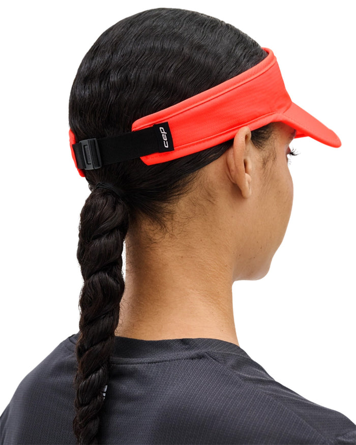 CEP Unisex's Run Foldable Visor - Neon Coral