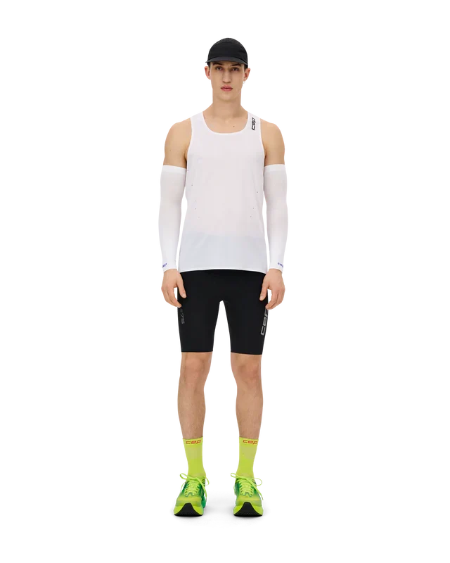 CEP Unisex's Run Ultralight Long Arm Sleeves - White