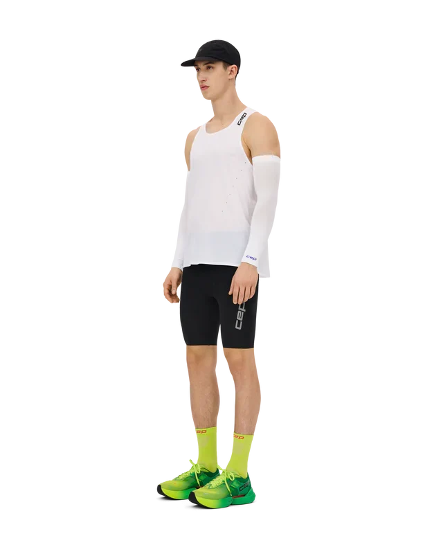 CEP Unisex's Run Ultralight Long Arm Sleeves - White