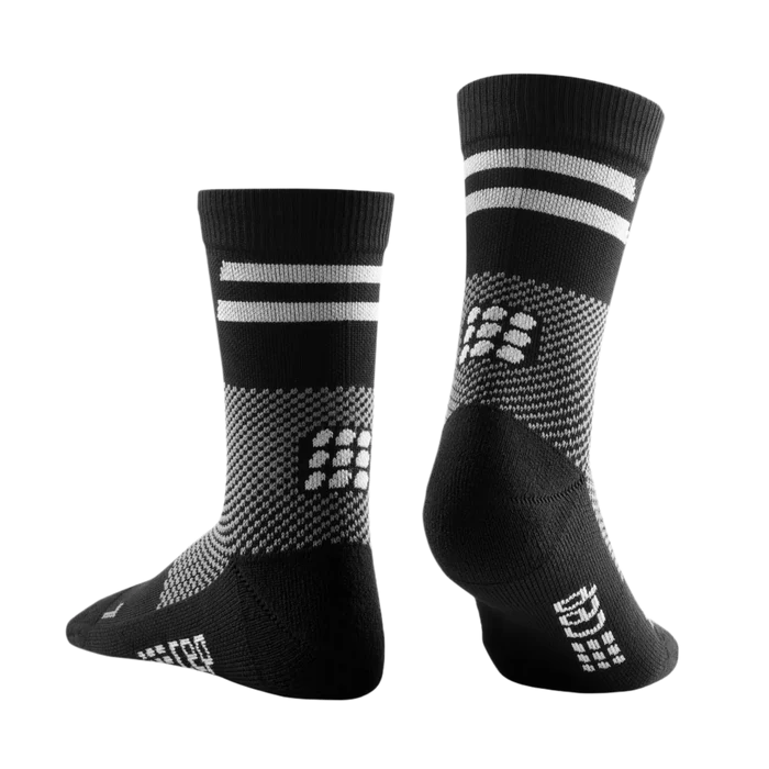 CEP Unisex's Training Socks Mid-Cut - Black