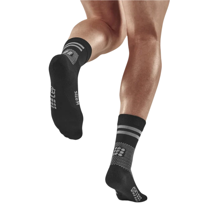 CEP Unisex's Training Socks Mid-Cut - Black