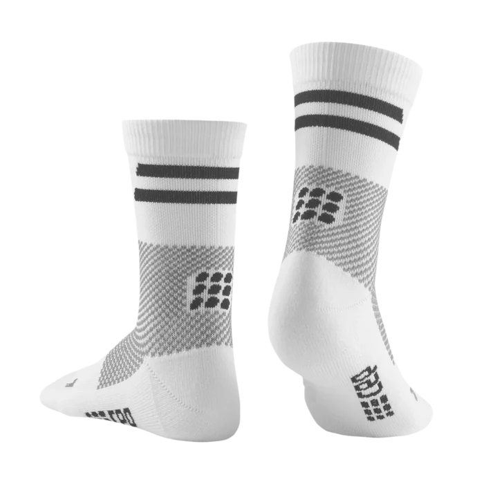 CEP Unisex's Training Socks Mid-Cut - White