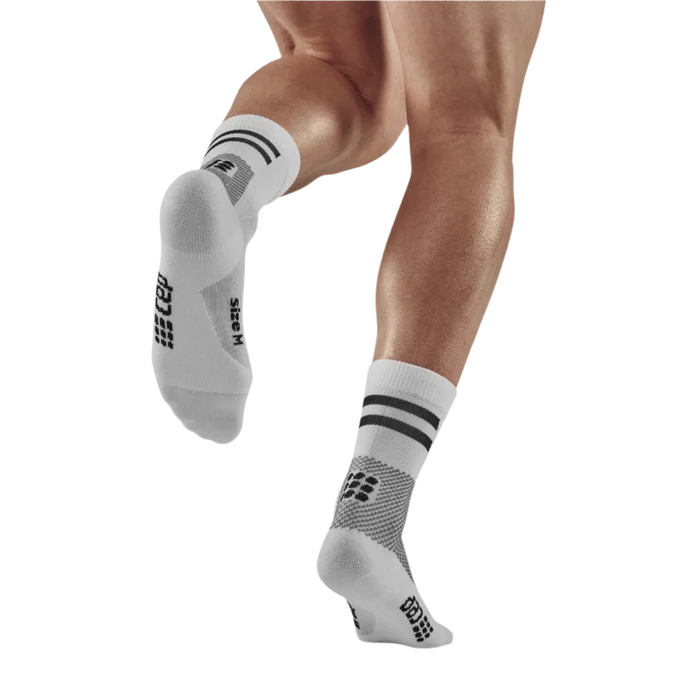 CEP Unisex's Training Socks Mid-Cut - White