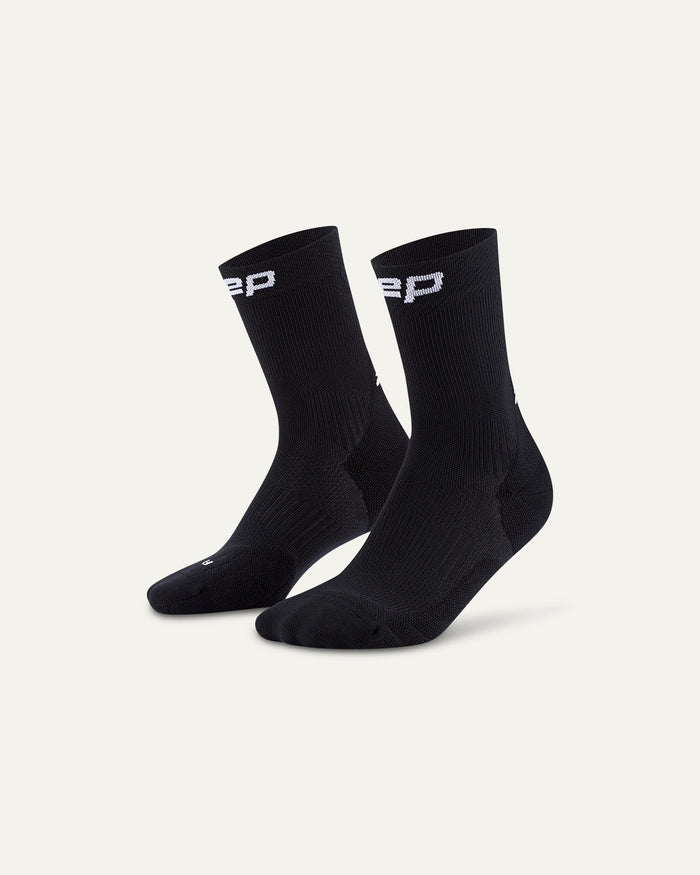 CEP Women's Run Socks Mid Cut 5.0 - Black