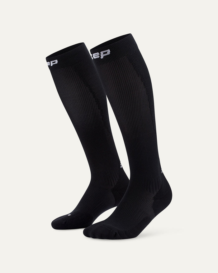 CEP Women's Run Socks Tall 5.0 - Black