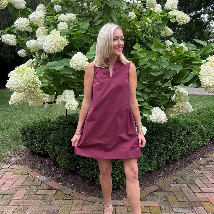 Charlotte Slit Neck Dress