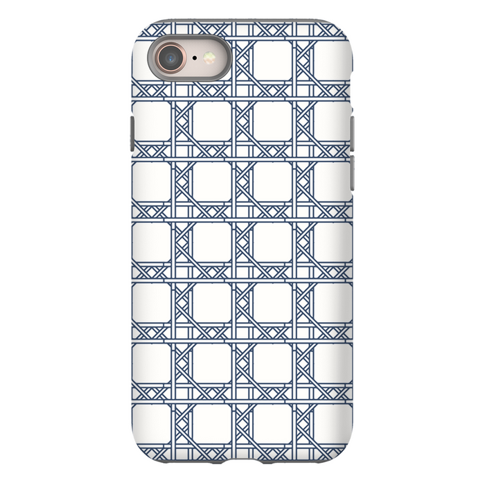 Chippendale Border Navy Phone Case