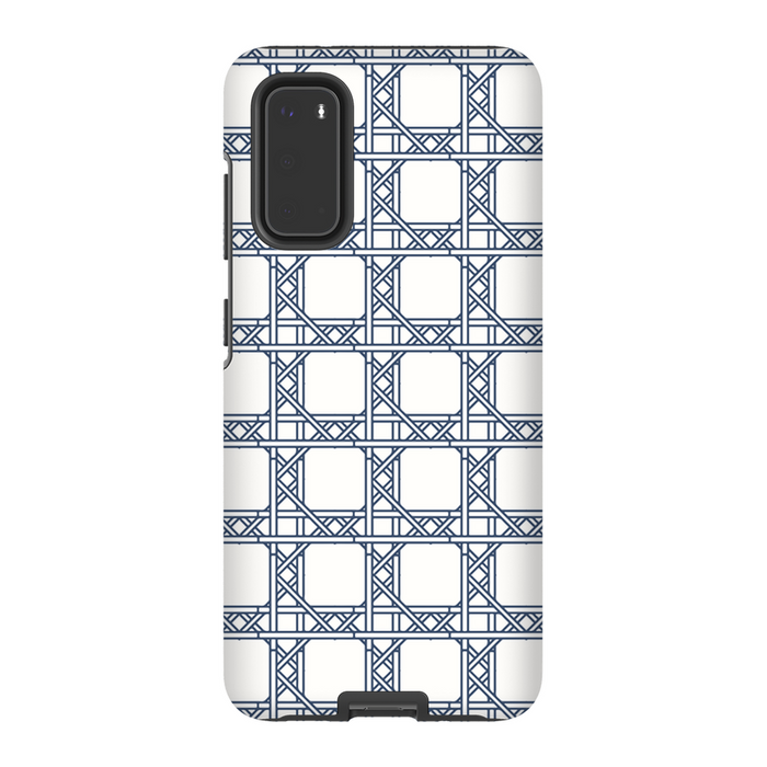 Chippendale Border Navy Phone Case