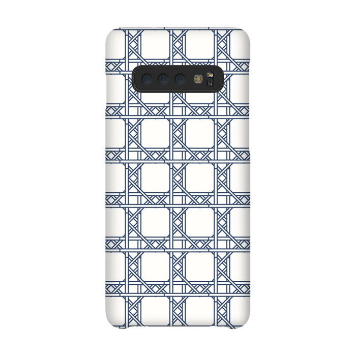 Chippendale Border Navy Phone Case