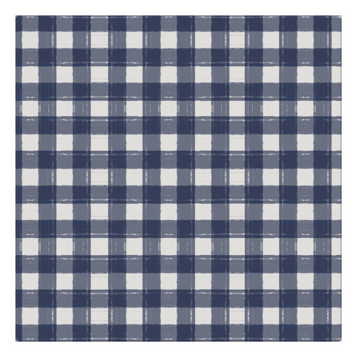 Cloth Napkins - Gingham Navy Set of 2