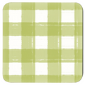 Coasters Gingham Green (Set Of 4)