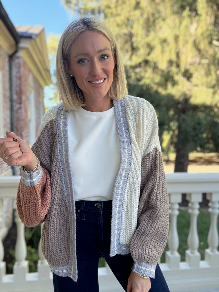 Cole Colorblock Cardigan