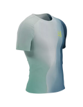 Compressport Men's Performance SS Tshirt - Niagara Blue