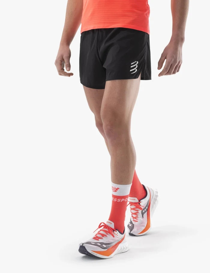 Compressport Men's Racing Split Short - Black