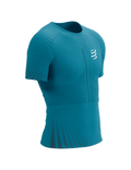 Compressport Men's Racing SS Tshirt - Mosaic Blue/Magnet