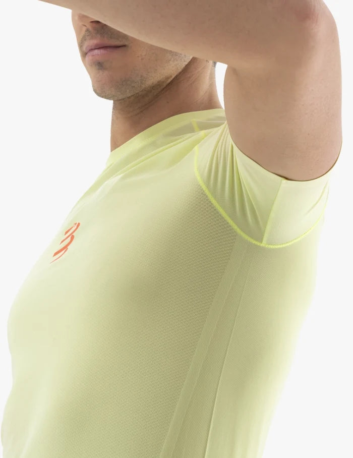 Compressport Men's Trail Racing SS Tshirt - Shadow Lime