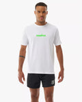 Compressport Men's Training SS Tshirt - Ironman 2026 - L1 - White/Neon Green