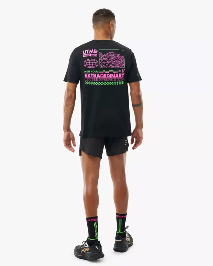 Compressport Men's Training SS Tshirt UTMB 2026 L1 - Black