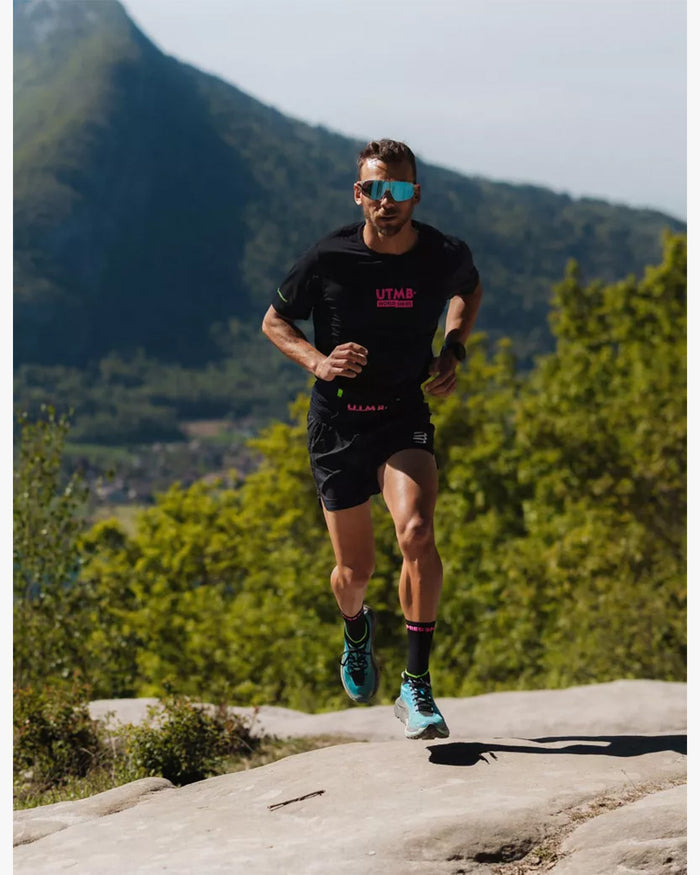 Compressport Men's Training SS Tshirt UTMB 2026 L1 - Black