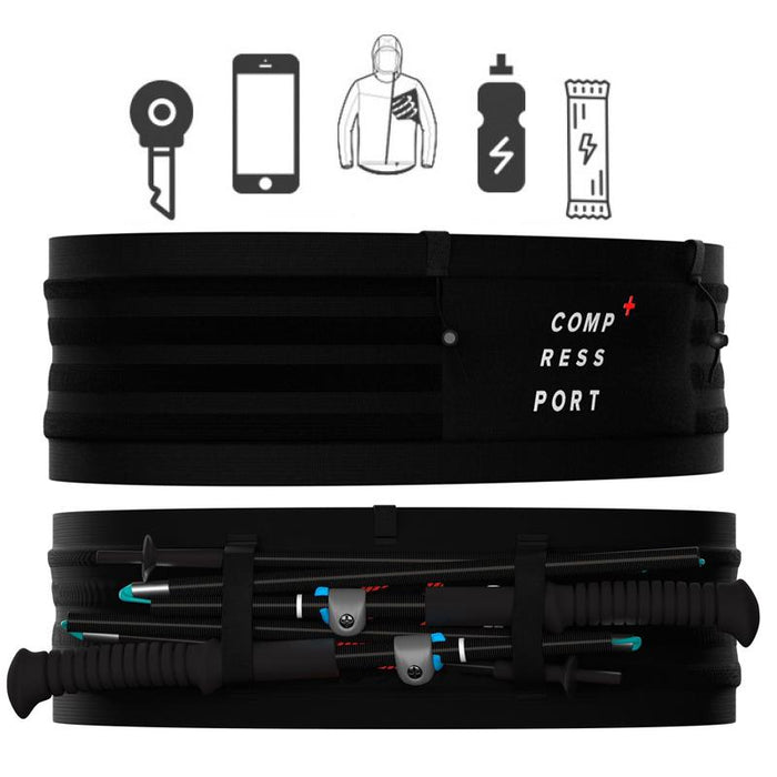Compressport Unisex Free Belt Pro - Black