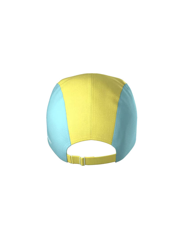 Compressport Unisex's 5 Panel Cap - Lemon/Ether