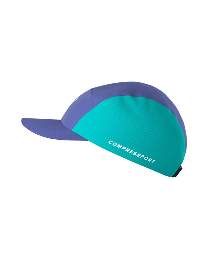 Compressport Unisex's 5 Panel Cap - Orient Blue/Pool Blue
