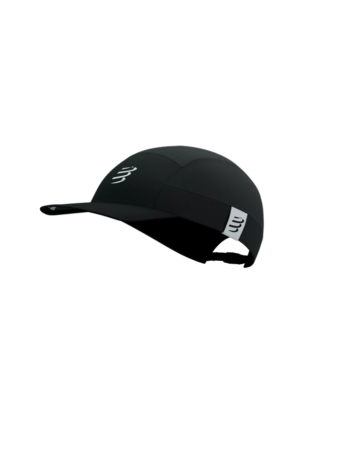 Compressport Unisex's 5 Panel Light Cap - Black