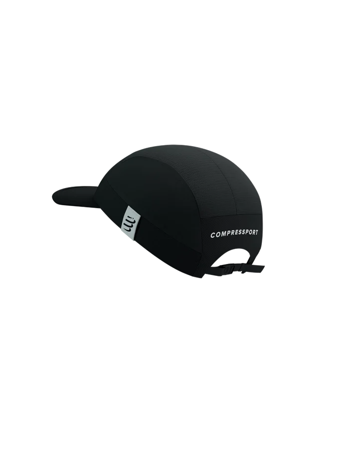 Compressport Unisex's 5 Panel Light Cap - Black