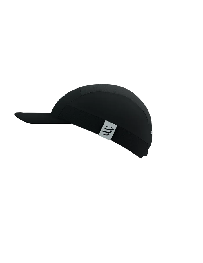 Compressport Unisex's 5 Panel Light Cap - Black