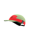 Compressport Unisex's 5 Panel Light Cap - Nile/Fluo Red