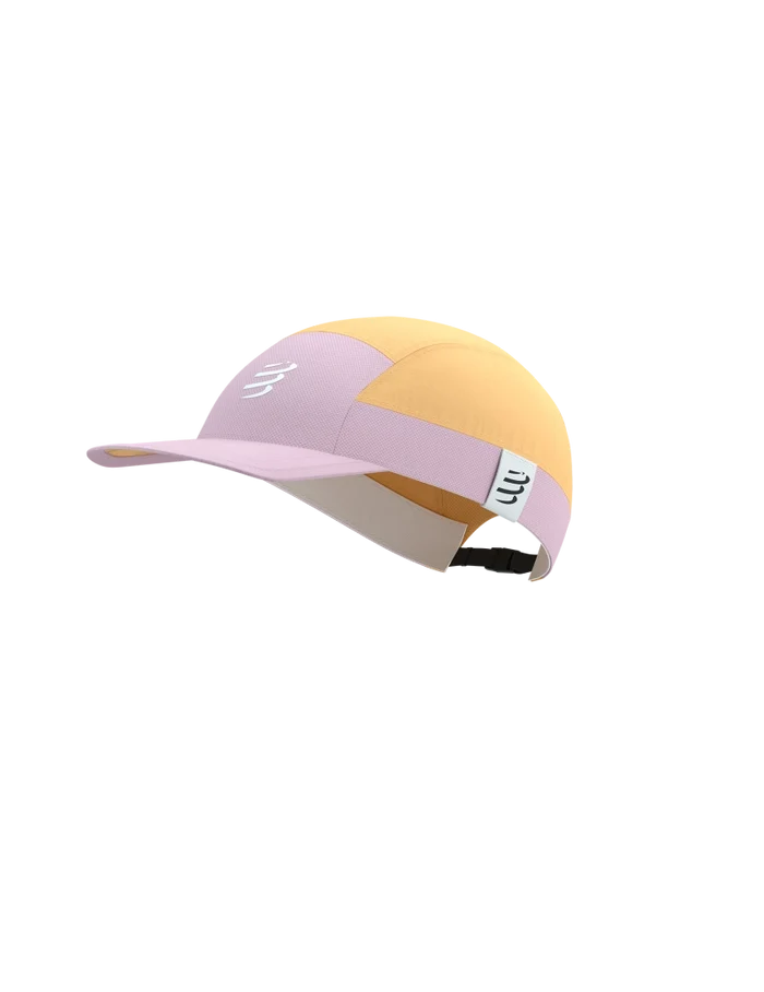 Compressport Unisex's 5 Panel Light Cap - Orange/Roseate