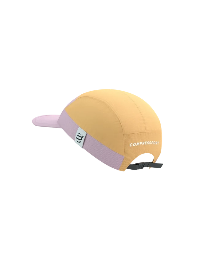 Compressport Unisex's 5 Panel Light Cap - Orange/Roseate