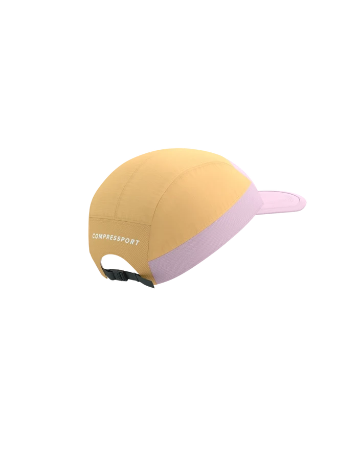 Compressport Unisex's 5 Panel Light Cap - Orange/Roseate