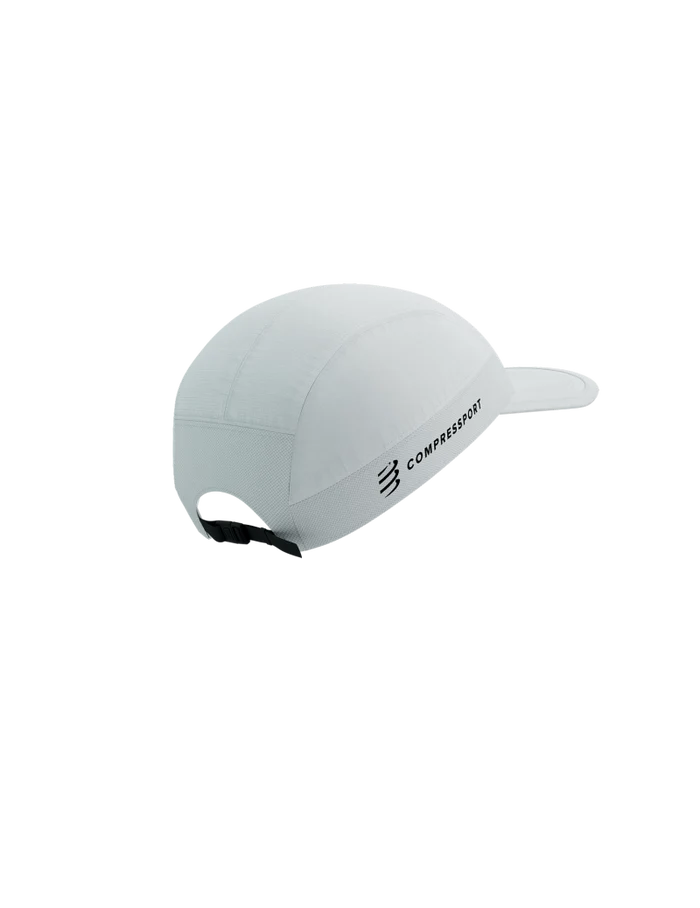 Compressport Unisex's 5 Panel Light Cap - White (Ironman 2025)
