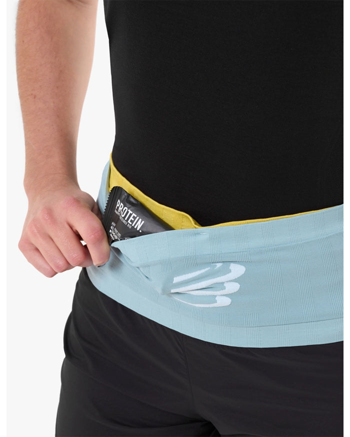 Compressport Unisex's Free Belt - Lemon/Ether