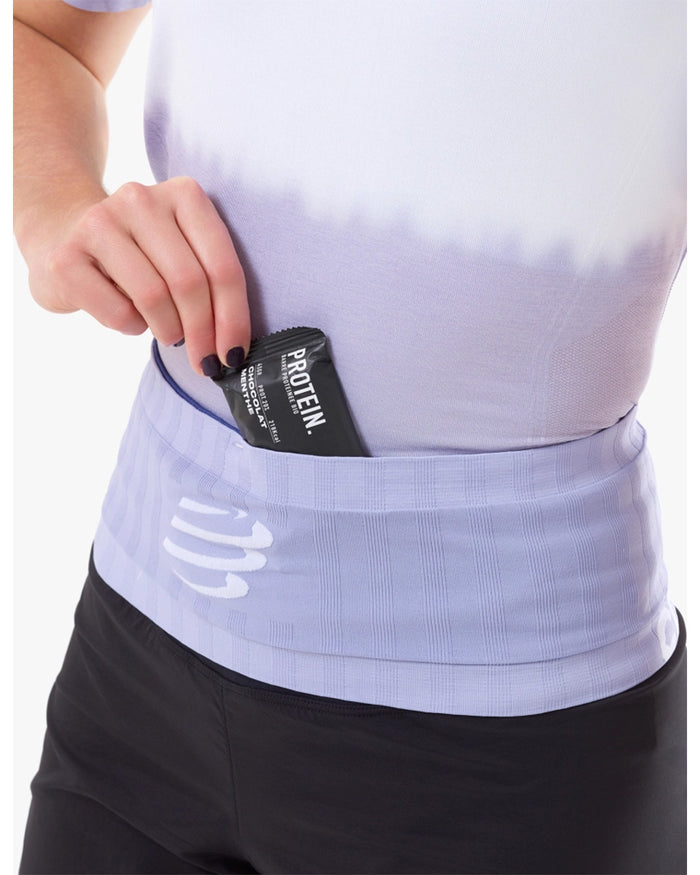 Compressport Unisex's Free Belt - Orient Blue/Lavender