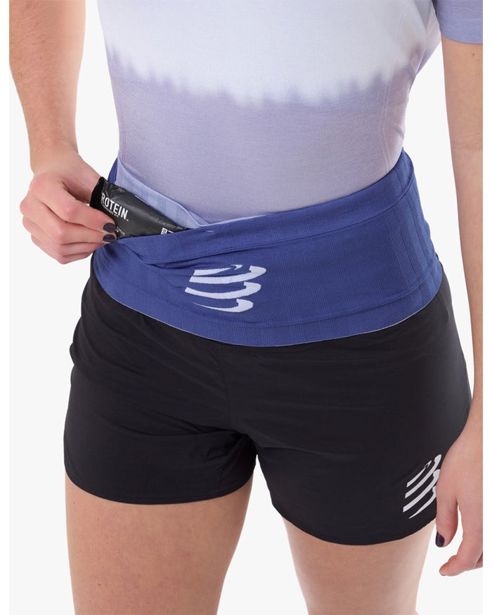 Compressport Unisex's Free Belt - Orient Blue/Lavender